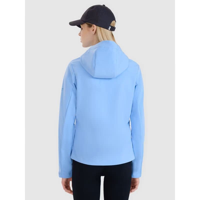 Dámska turistická bunda 4F SOFTSHELL JACKET F320-33S-BLUE 4