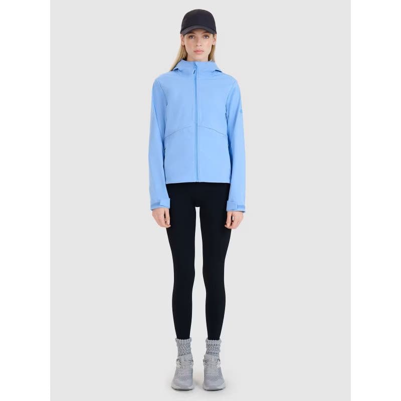 Dámska turistická bunda 4F SOFTSHELL JACKET F320-33S-BLUE 5