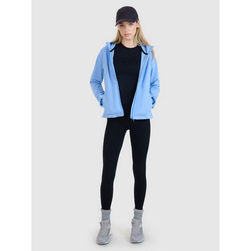 Dámska turistická bunda 4F SOFTSHELL JACKET F320-33S-BLUE 6