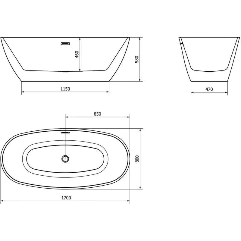 MEXEN Eris 170 x 80 cm 53441708075-01 6