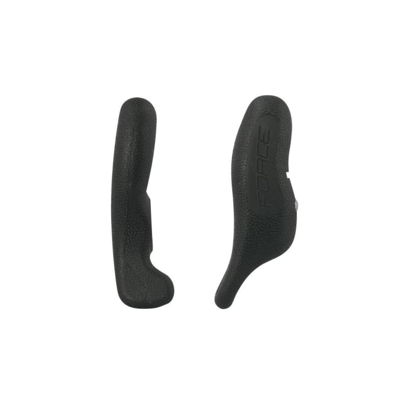 Rohy (bulhorny) na bicykel FORCE RAB 12 cm AL + rubber 1