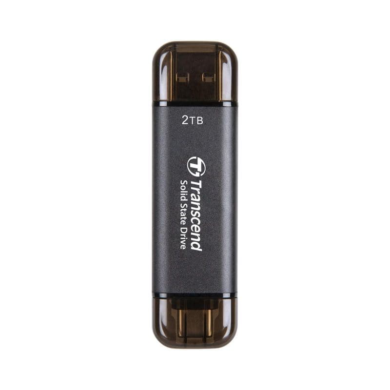 Transcend TS2TESD310C 2TB USB Type-A/USB Type-C 3D NAND flash R 1050 MB/s, W 950 MB/s 1