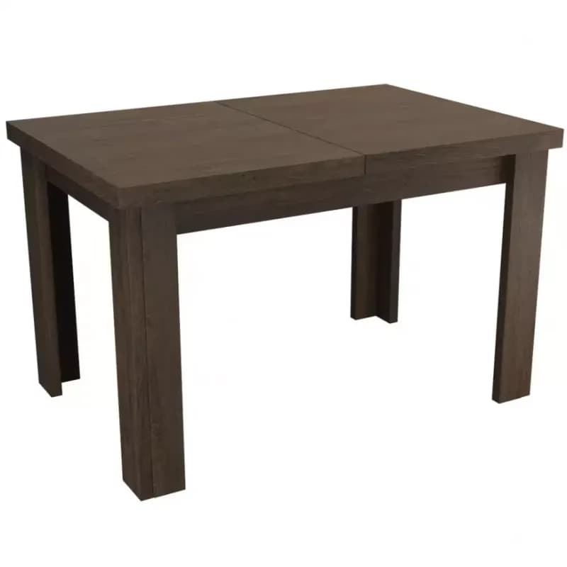Rozkladací stôl  malý Indianapolis 120/160x80cm tmavý jaseň 1