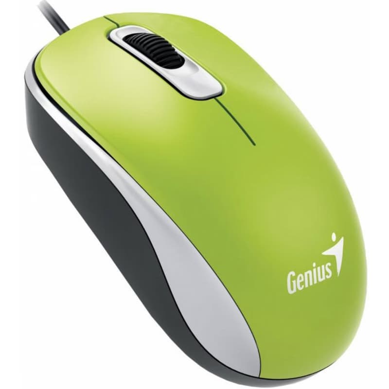 GENIUS myš DX-110, drôtová, 1000 dpi, USB, zelená 4