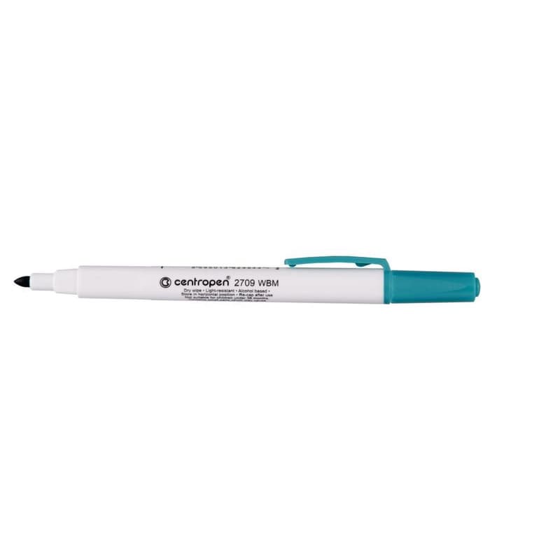 Značkovač Centropen 2709 na biele tabule zelený valcový hrot 1,8 mm 1