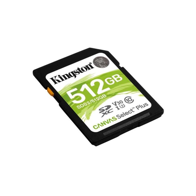KINGSTON 512GB SDXC 150MB/s Read, UHS-I Speed Class, U3, V30 Gen3 1