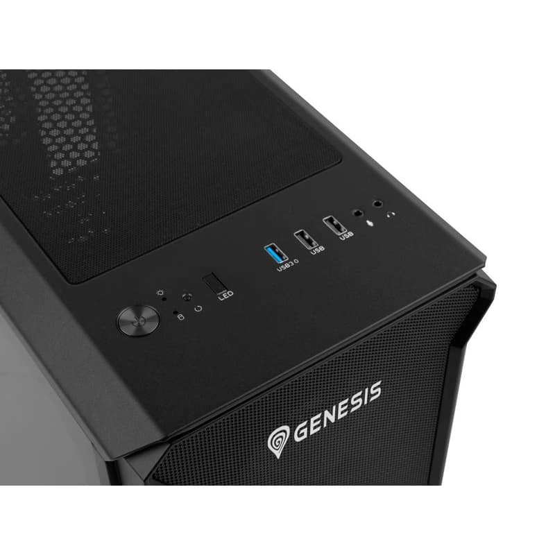 Počítačová skriňa Genesis IRID 503 ARGB V2/Micro Tower/Transpar./Čierna 4