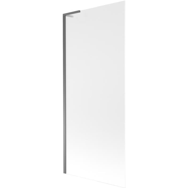 MEXEN/S - Next L vaňová zástena FIX 80 x 150, dekor, grafit metal 895-080-000-03-30-95