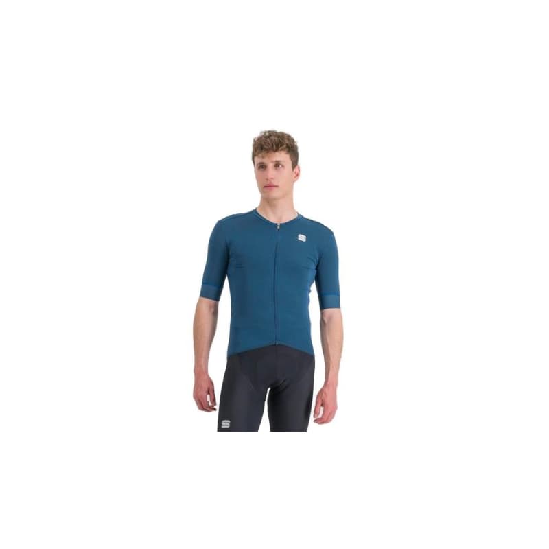Pánsky cyklistický dres s krátkym rukávom SPORTFUL Monocrom jersey, blue sea