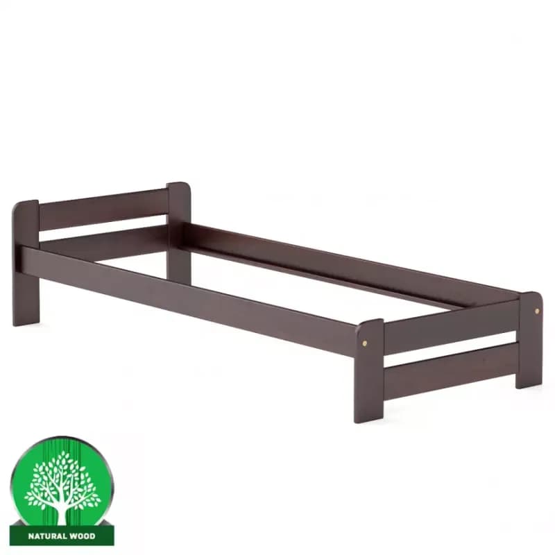 Posteľ borovica LK099–90x200 orech 1