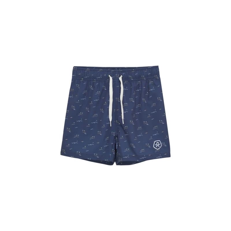 Chlapčenské plavky COLOR KIDS Swim Shorts, AOP, dress blues