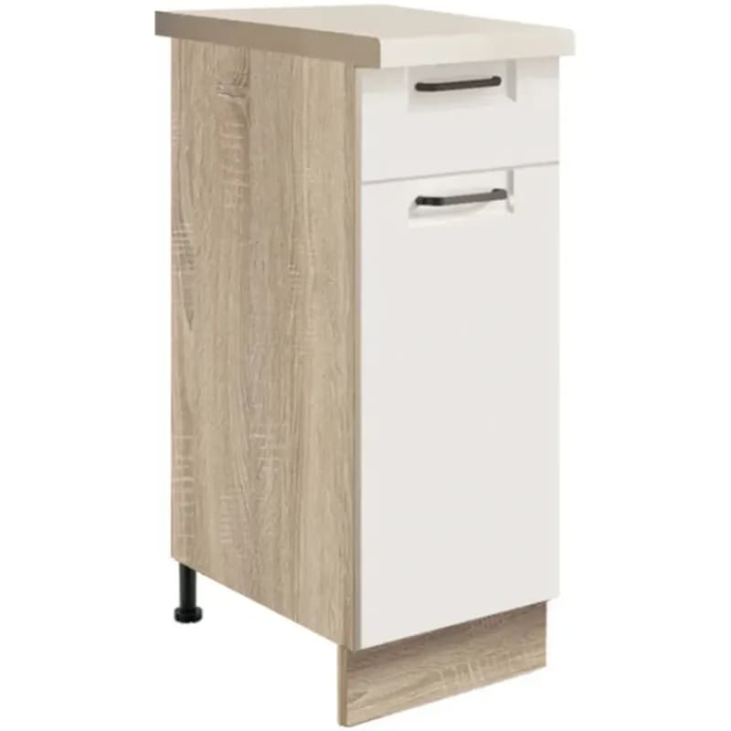 Skrinka do kuchyne Favorit 1d Sonoma/White 1