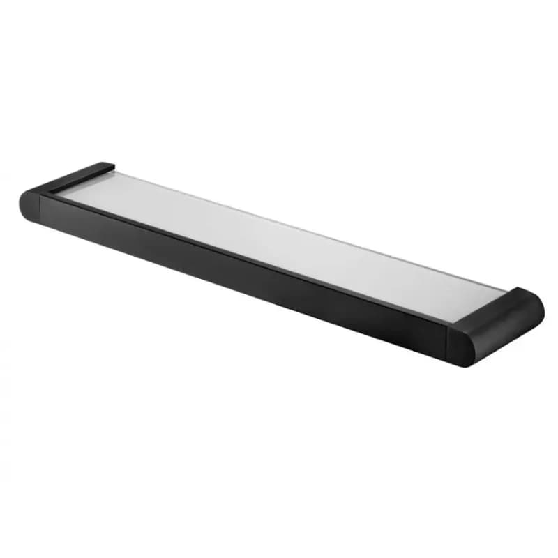 FUTURA BLACK Polička pod zrkadlo čierna 02957 1