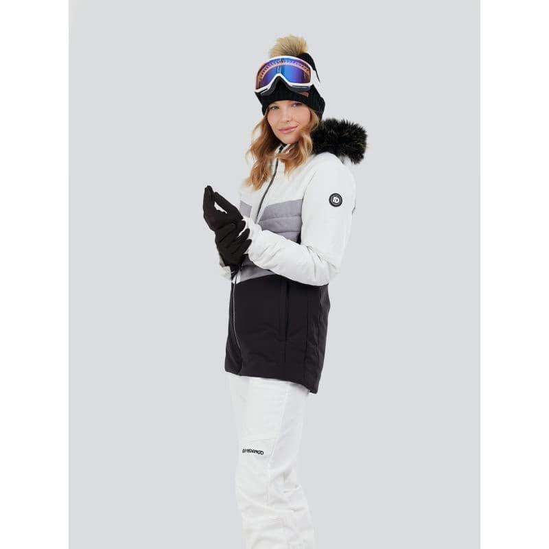 Dámska lyžiarska bunda FUNDANGO Salina Padded Jacket-100-white 2