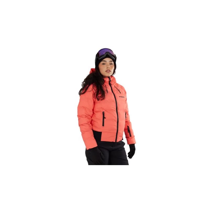Dámska lyžiarska bunda FUNDANGO Zina Padded Jacket-352- coral