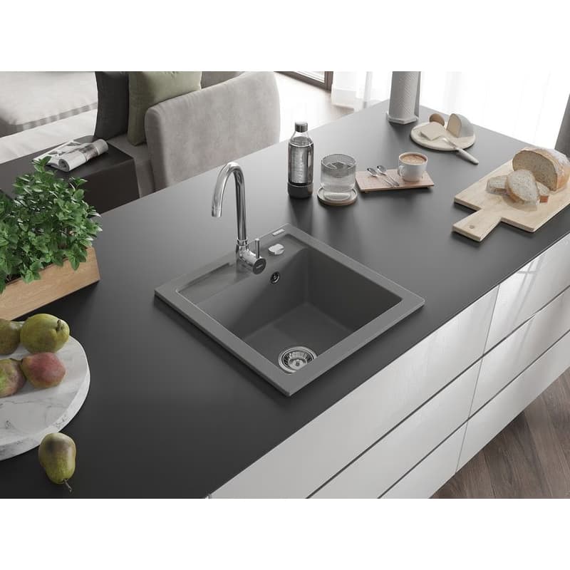 MEXEN MEXEN - Vito granitový drez 1 520x490 mm, sivá 6503521000-71 2