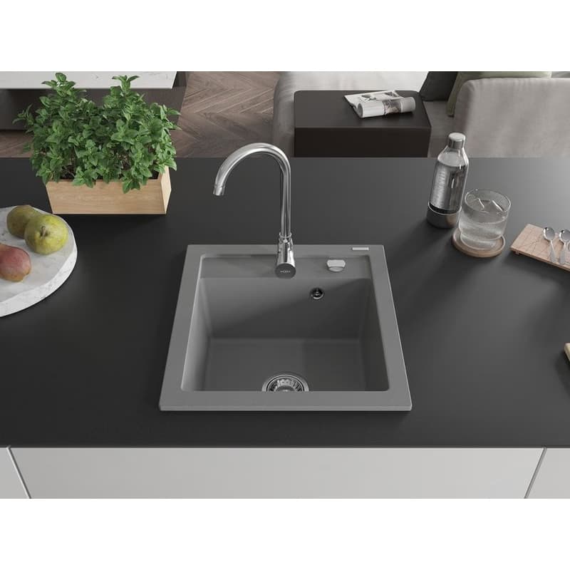 MEXEN MEXEN - Vito granitový drez 1 520x490 mm, sivá 6503521000-71 3