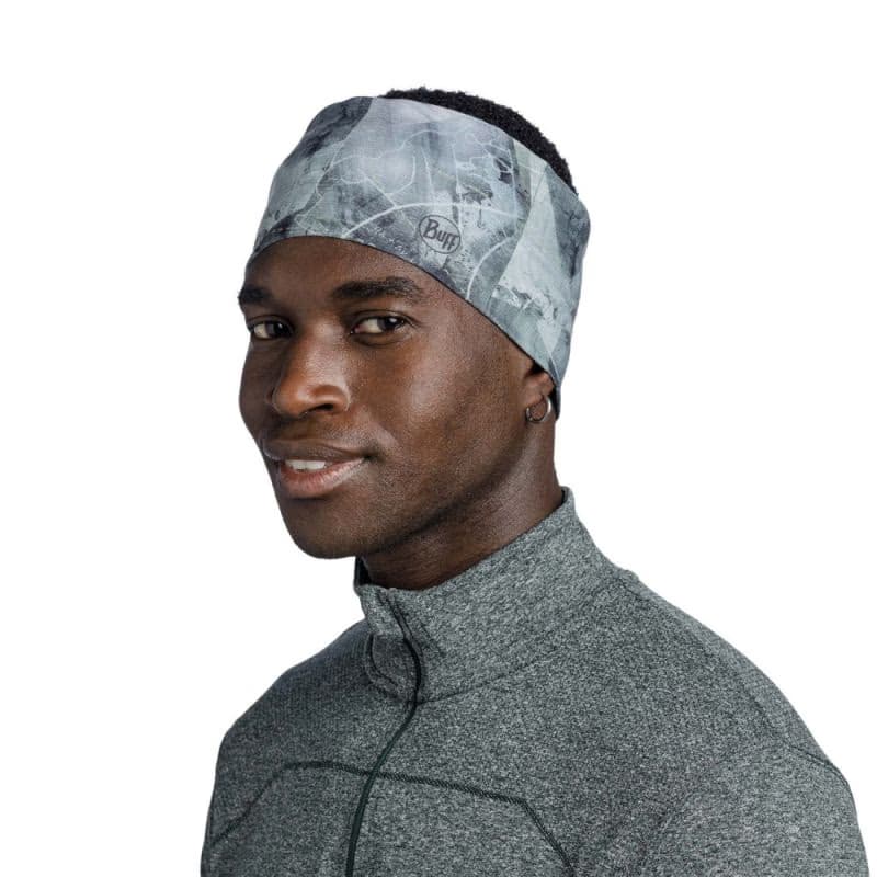 Čelenka BUFF COOLNET UV® WIDE HEADBAND JEBEL MOSS GREEN 4