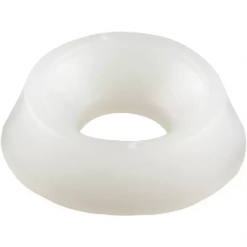 Podložky čalúnické plastové biele 4,3x12mm