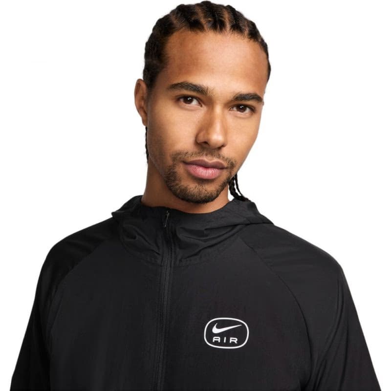 Pánska tréningová bunda NIKE M NSW SW AIR RUN JKT-010 BLACK REFLECTIVE SILV 4