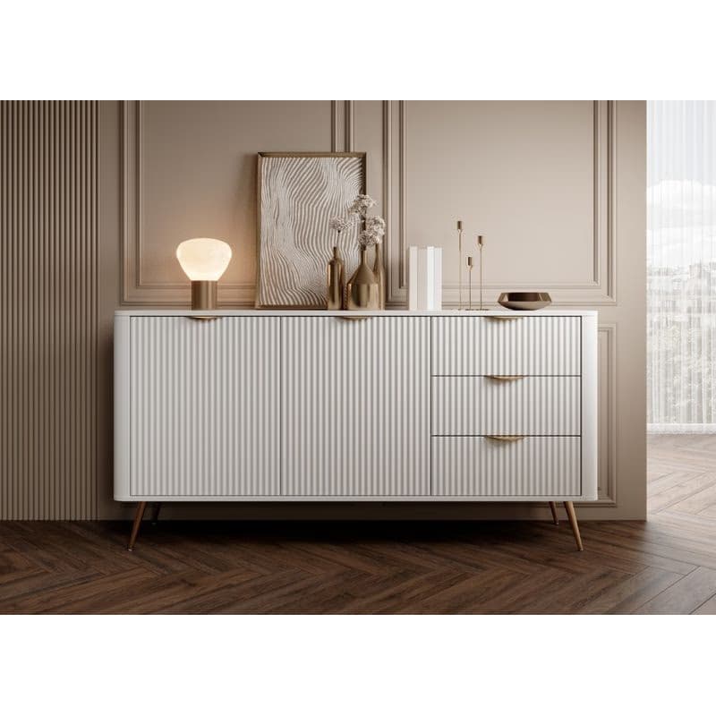 ArtLas Komoda LINA 163 2D23 | biela 4