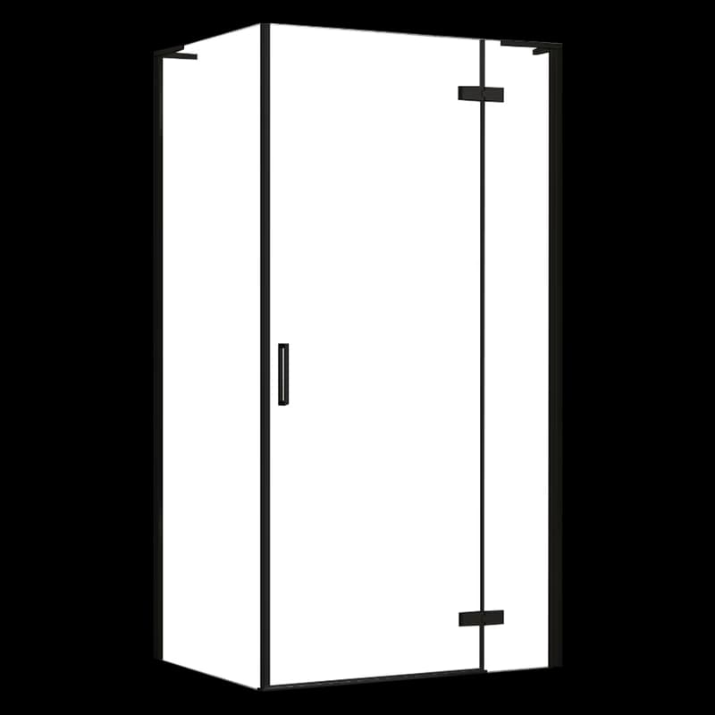 REA/S - Sprchová kabína Hugo Black 80x80 KPL-45220 2