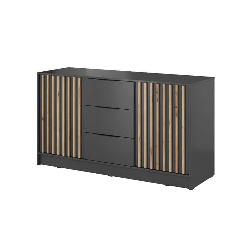 ArtPS Komoda KELLY 3D | grafit 1