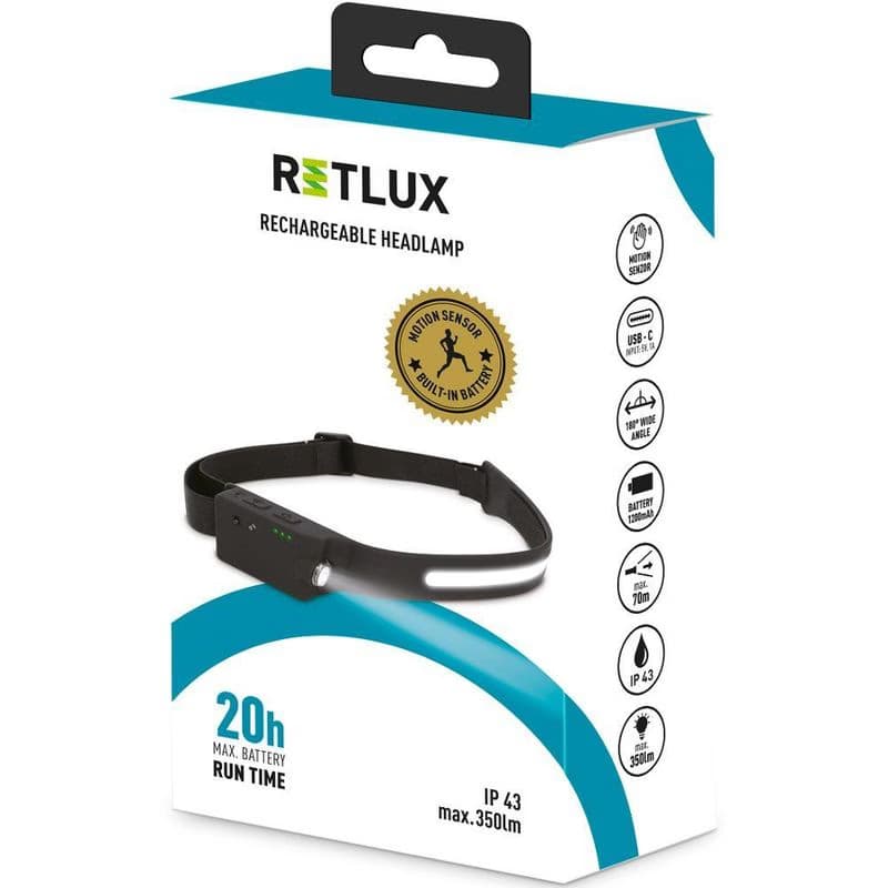 RPL 700 NABÍJACIA ČELOVKA 1W+3W RETLUX 5