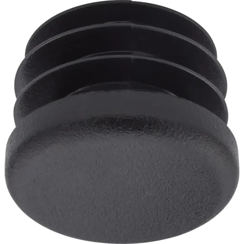 Okrúhla vtláčaná záslepka Ø18 mm čierna (4 ks)