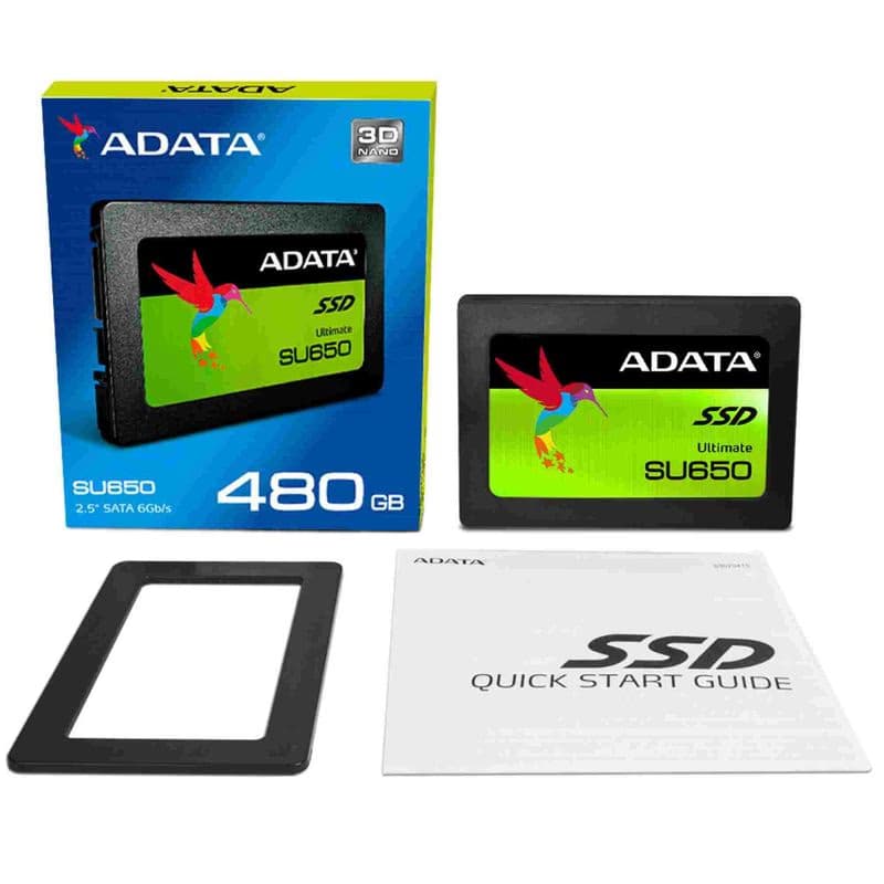 ADATA SSD 480GB Ultimate SU650SS 2,5" SATA III 6Gb/s (R:520/W:450MB/s) 5