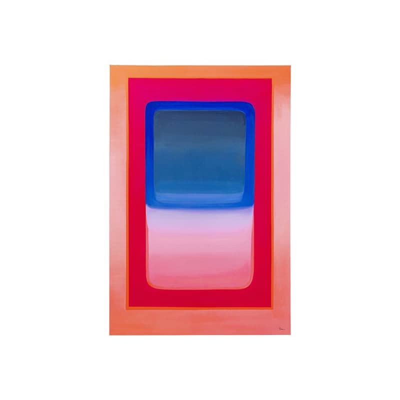 Tendency obraz ružový 150x100 cm