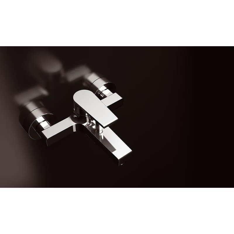 SAPHO - KAI nástenná vaňová batéria, chróm KA10 2