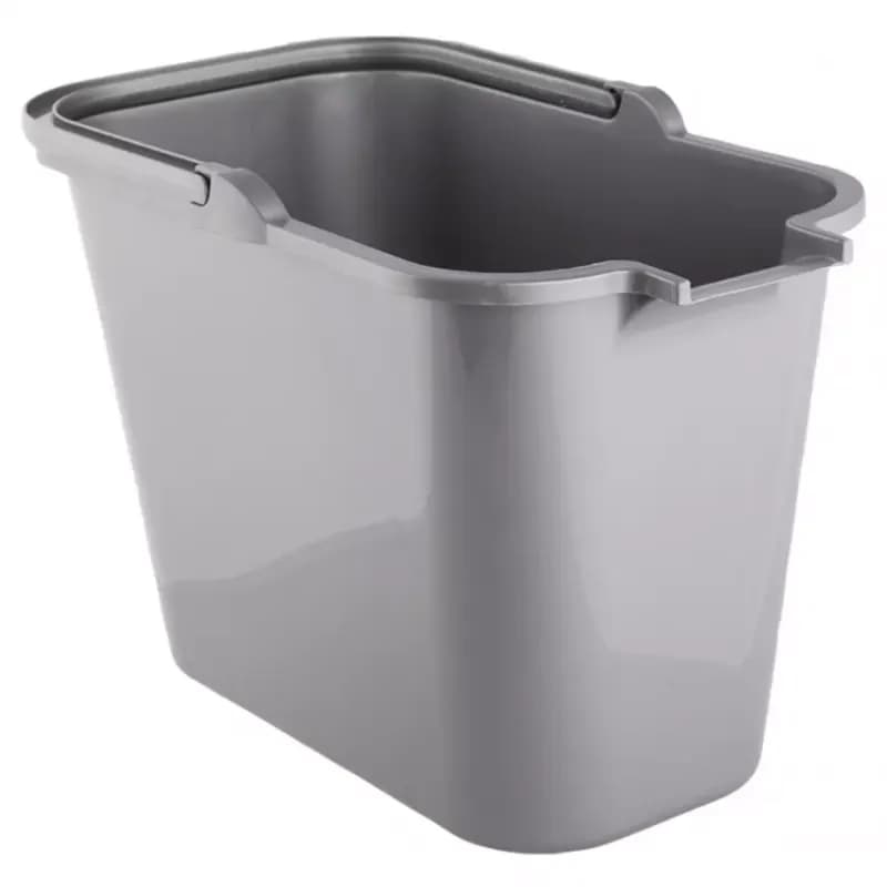 Vedro obdĺžnikový 12l striebro 1
