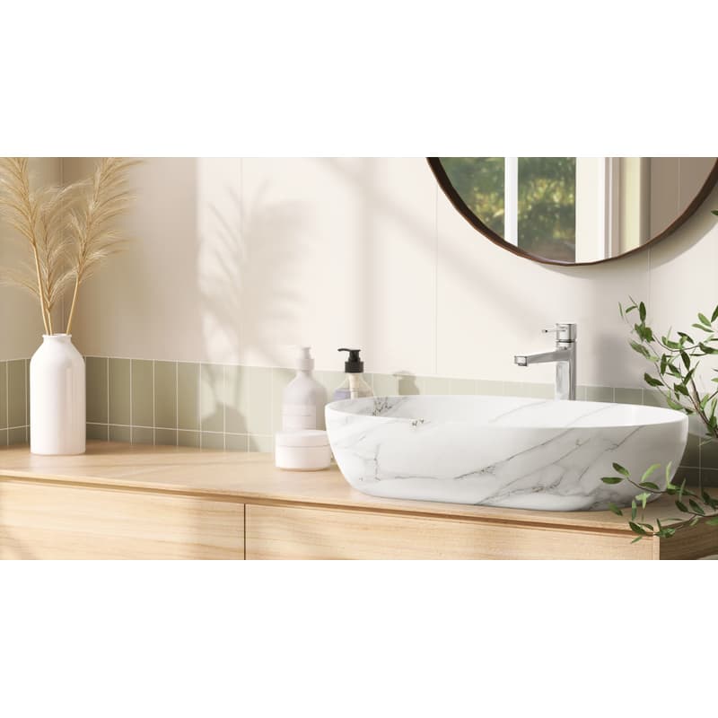 INVENA - Umývadlová batéria vysoká GLAMOUR TREND chróm BU-02-W01-V 3