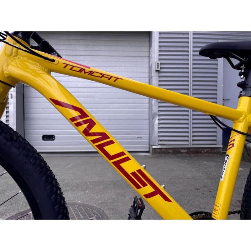 Juniorský horský bicykel AMULET 27,5 Tomcat 1.9 SH, lemon chrome red 4