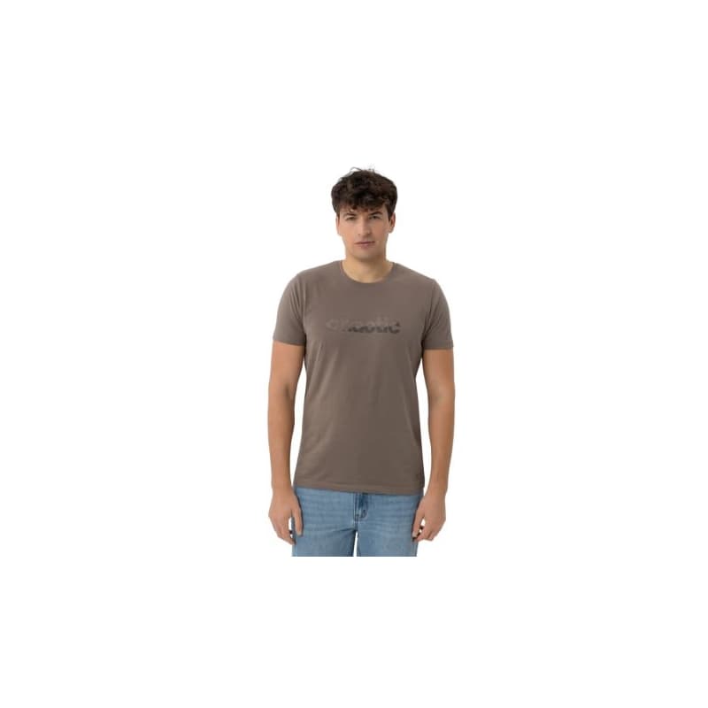 Pánske tričko s krátkym rukávom VOLCANO T-SMUGE-BEIGE 1