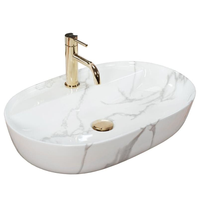 REA - Umývadlo Aura 61 Marmo Shiny REA-U8003 1