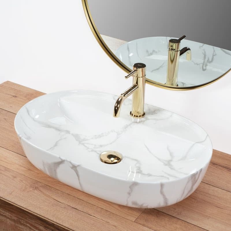 REA - Umývadlo Aura 61 Marmo Shiny REA-U8003 4