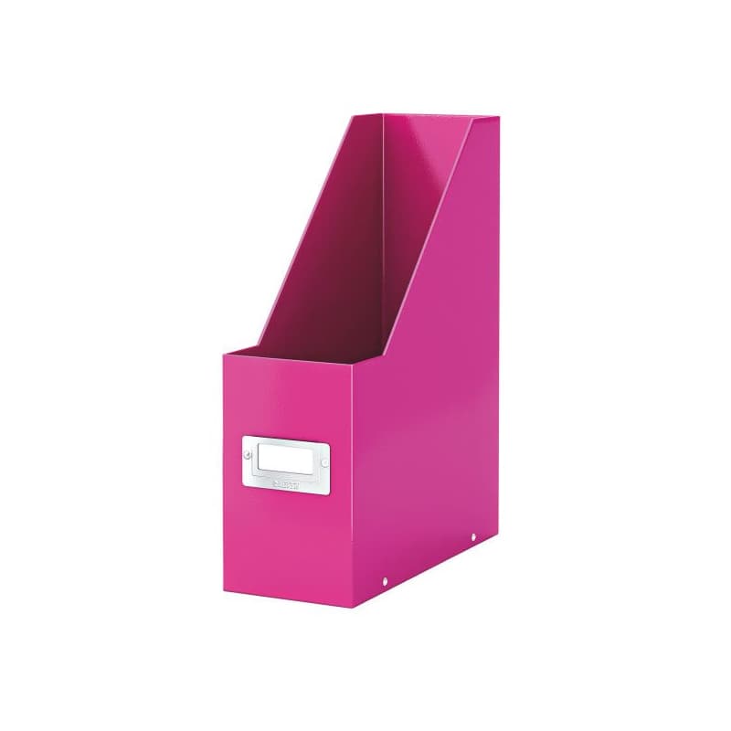 LEITZ Stojan na časopisy Click&Store, ružová
