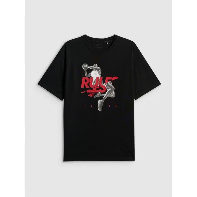 Pánske tričko s krátkym rukávom 4F TSHIRT M3333-20S-DEEP BLACK 6