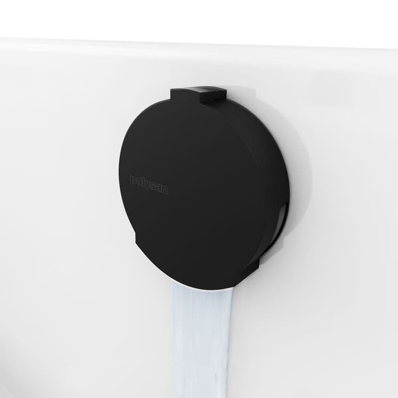 Polysan Vaňový sifón s napúšťaním, 80 cm, matná čierna 71853.21 3
