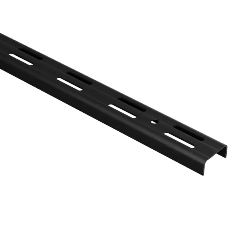 Dvojradová lišta 25x12 mm 1000 mm čierna matná 1