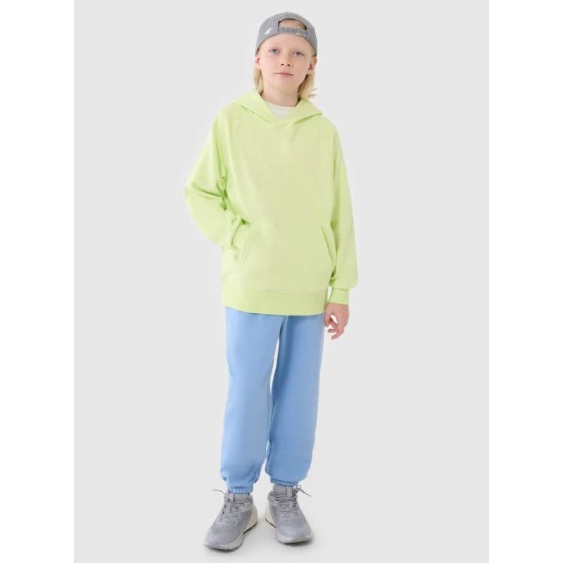 Chlapčenská mikina s kapucňou 4F JUNIOR SWEATSHIRT M1712-45N-CANARY GREEN NEON 6