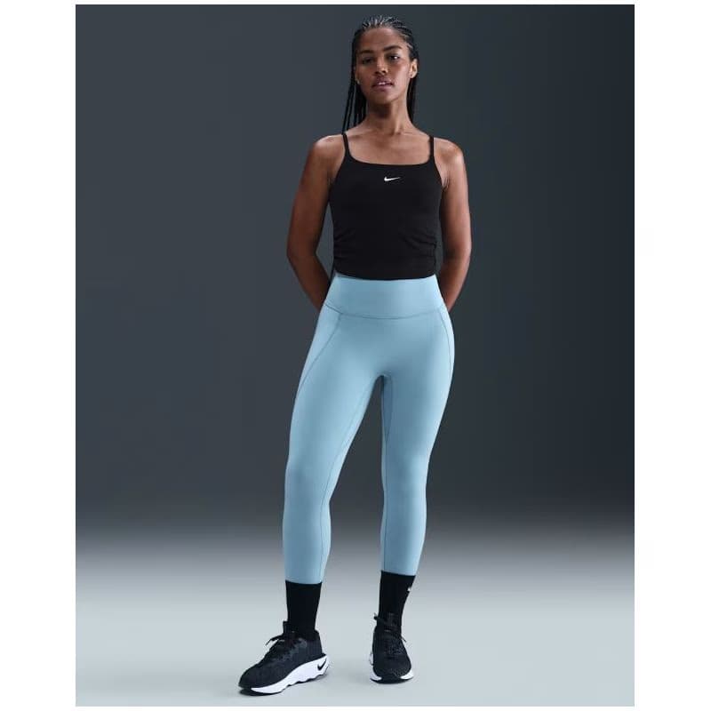 Dámske tréningové tielko NIKE W NK ONE DF TANK CPSL SPD BLACK WHITE 5