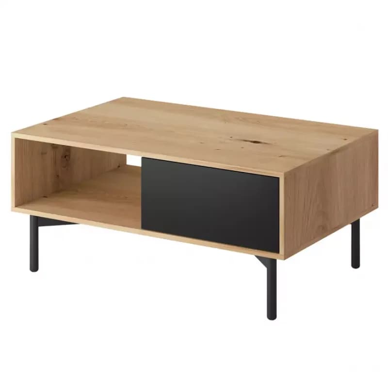 Konferenčný stolík Flow Fl102 Dub Artisan/Čierna perla 1
