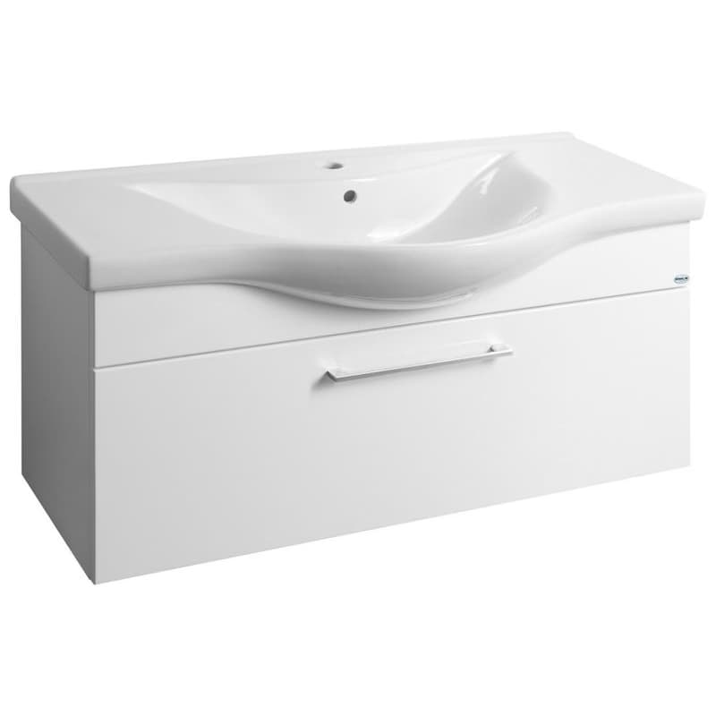 AQUALINE - AKIRA umyvadlová skrinka 96x42x34cm, biela AK210 1