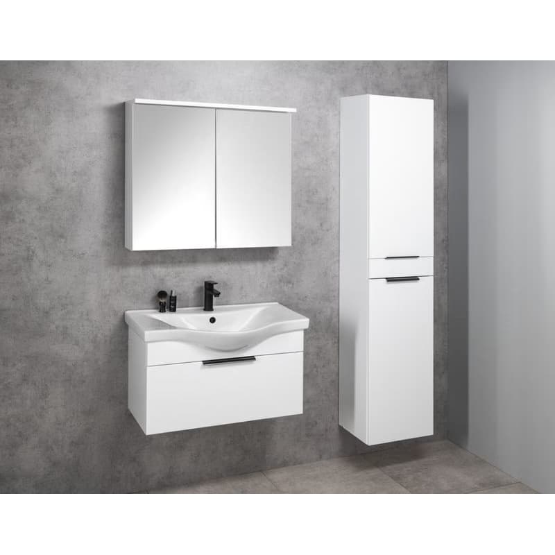 AQUALINE - AKIRA umyvadlová skrinka 96x42x34cm, biela AK210 4