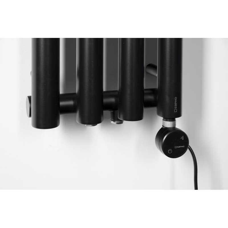 SAPHO - PILON vykurovacie teleso 270x1800, so 4 háčikmi, čierna mat IZ122T 2