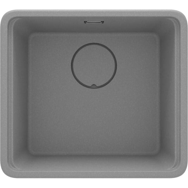 DEANTE DEANTE - Momi metallic grey Granitový drez, 1-bowl ZKM_S10A