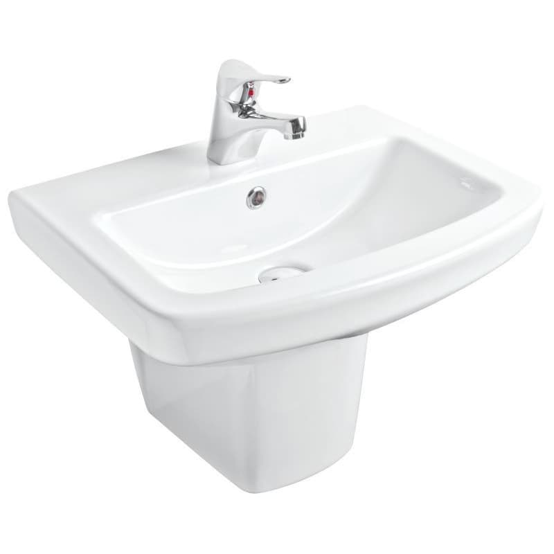 OLSEN SPA - Nástenné umývadlo NERO 54,5 OLKGNE12LVB01 1